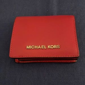 Michael Kors Small Red Wallet